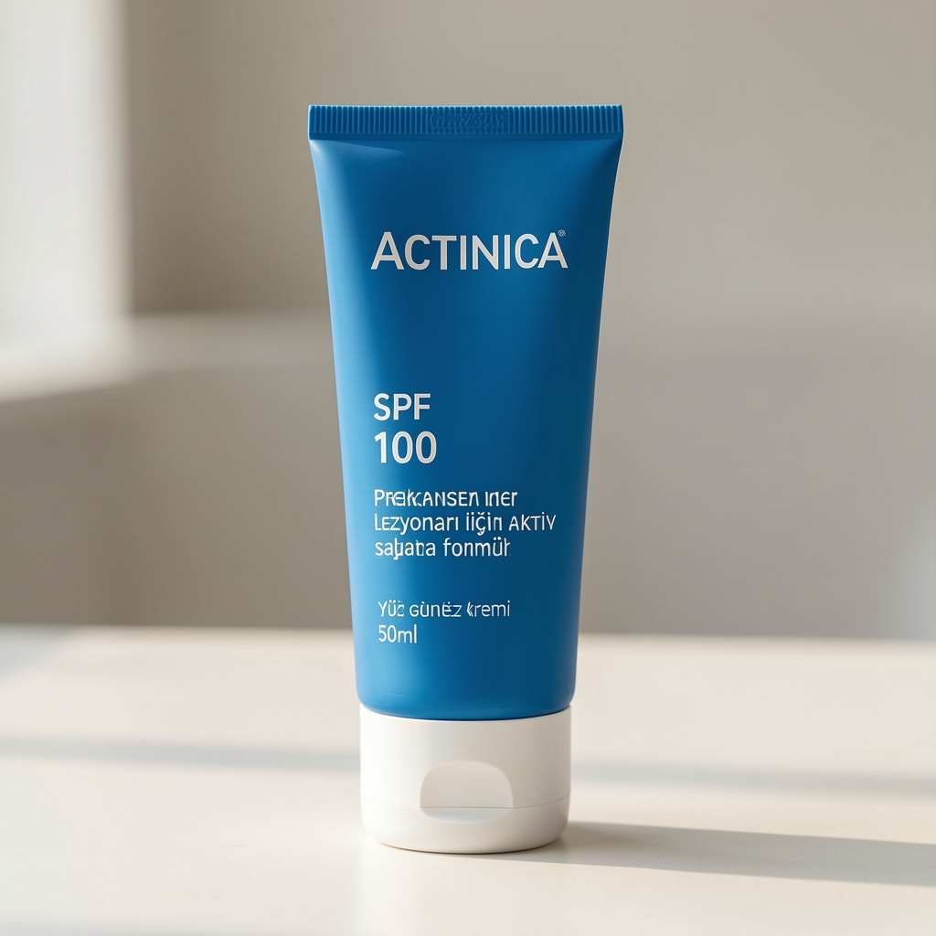 Isdin Eryfotona Actinica SPF 100 yüz güneş kremi mavi tüp 50ml, prekanser lezyonları için aktif koruma sağlayan formül