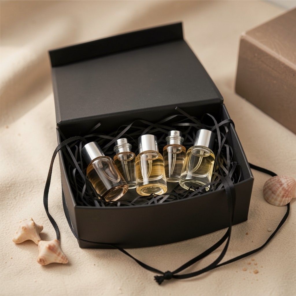 Jo Malone London Cologne Collection seyahat seti, 5 adet 9ml mini parfüm şişesi siyah hediye kutusu içinde kurdeleli
